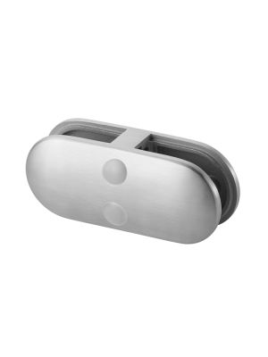 Glass Connector Clamp for 11.52mm Glass,180 Degree, D Shape In-line, Mod 28
