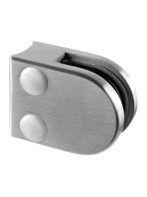 Glass Clamp MOD 27 Radius Back D-Shaped 304 Grade | 132700-033