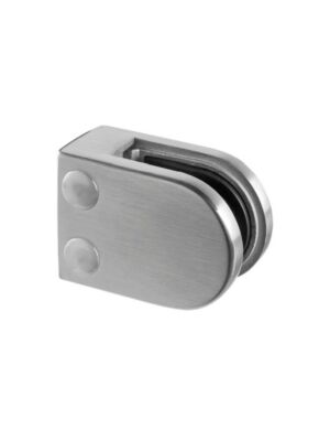Glass Clamp MOD 25 Flat Back D-Shaped 304 Grade | 132500-000