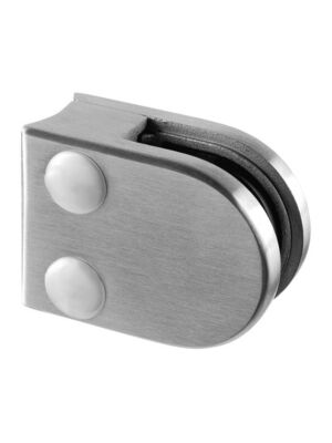 Glass Clamp MOD 27 Flat Back D-Shaped 316 Grade | 142700-000-12