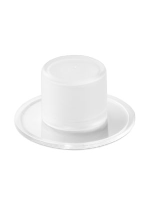 Adhesive Cylindrical Door Stop - Transparent | F2067