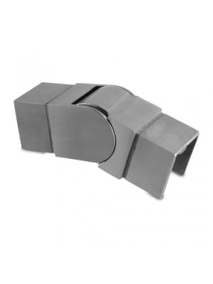 Square Downward Adjustable Connector - Grade 316