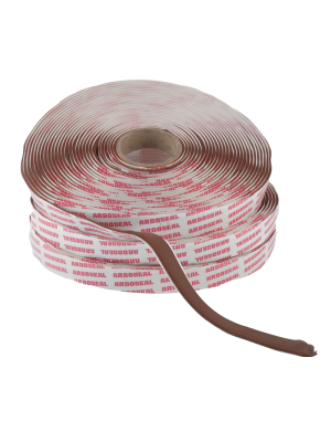 Arboseal Teak Intumescent Fire Resistant Tape - 15mm x 3mm x 12M
