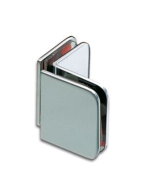 Granada Shower Door Corner Clamp - Chrome Plated