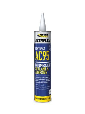 Everflex Contract AC95 Intumescent Acoustic Sealant - White (900ml)