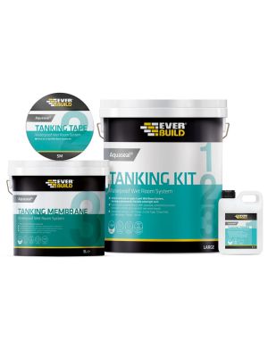 Everbuild Aquaseal Wet Room System Tanking Kit - Large