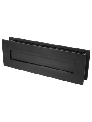 BLU LP400 316 Stainless Steel Letter Plate - Satin Black | F3182