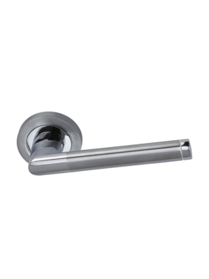 Nathalie (Set) Rose Handle - Satin/Polish Chrome