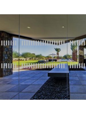 Solarshade 1.2M Roll Striped Manifestation Safety Film for Glass, Etched