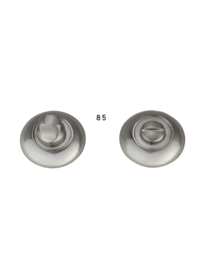 Matching Bathroom Raised Thumb Turn - Satin Nickel