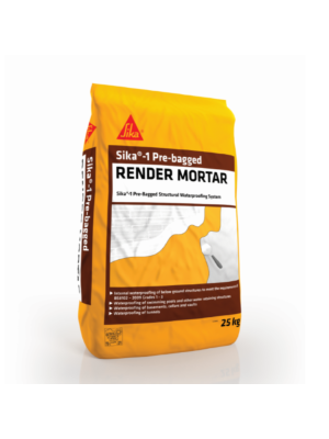 Sika-1 Pre-Bagged Render Mortar (25kg) | D9379