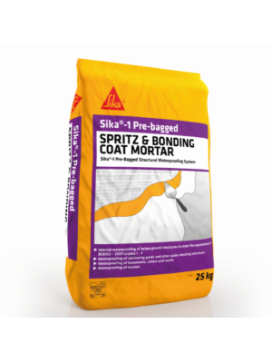 Sika-1 Pre-Bagged Spritz & Bonding Mortar (25kg) | D9378