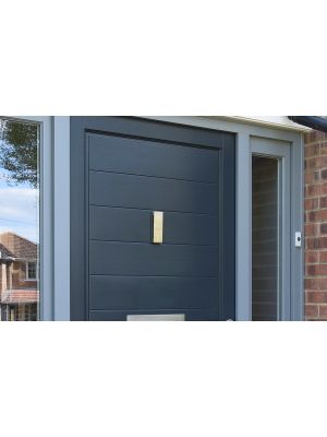 BLU DKB155 316 Marine Grade Door Knocker - Satin Stainless Steel (173 x 70 x 21mm)