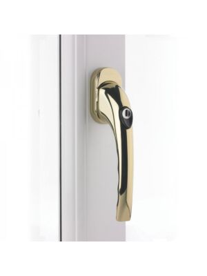 Mila Pro-Linea TBT Window Locking Handle - Gold