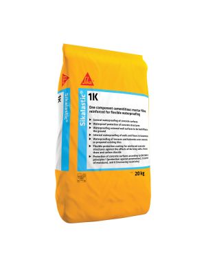 SikaLastic 1K Reinforced Mortar Fibre - Grey (20kg)