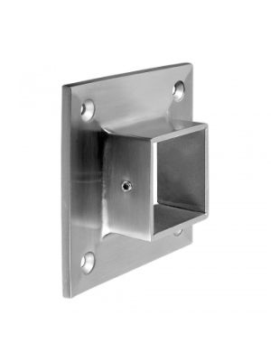 Balustrading, Square Wall Mount Flange Fitting - Grade 316