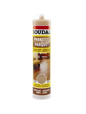 Soudal Parquet and Timber Acrylic Sealant - Medium Oak (300ml) | D1102