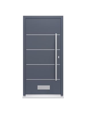 BLU HAB4 316 Marine Grade Square Mitre Pull Handle - Satin Stainless Steel