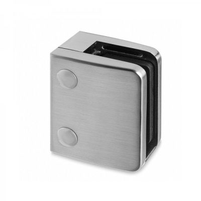 11.52mm Laminated Square Glass Clamp, Flat Mount, Style MOD 24