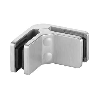 Glass Clamp, 90 Degree, Satin, Grade 316, Style MOD 42