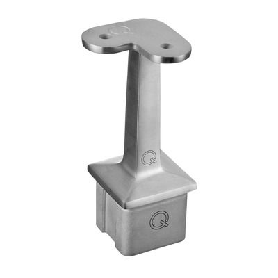 Square Handrail Straight Saddle Corner Flat Support