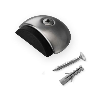 Semispherical Door Stop with Shock Absorber - Stainless Steel | F2103