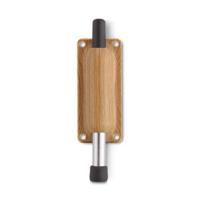 Non-Slip Foot Operated Door Retainer - Light Wood | F2107