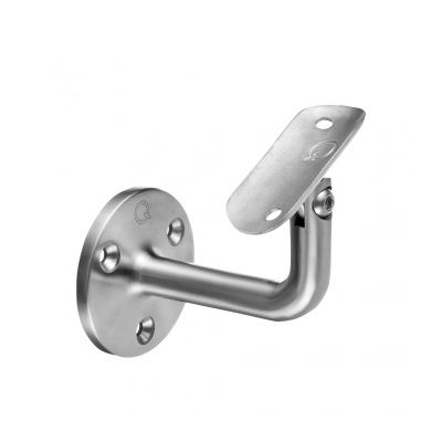 Adjustable Circular Handrail Bracket - Tube Mount