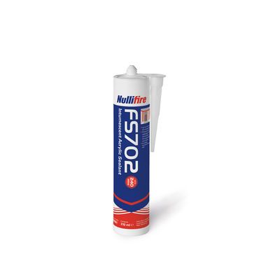 Nullifire FS702 Intumastic Fire Resistant Acrylic Sealant - White (310ml)