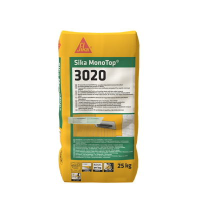 Sika MonoTop 3020 R3 Pore Filler & Levelling Mortar - Grey (25kg)