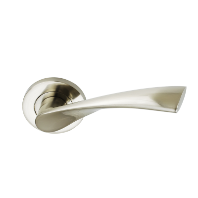 Yvette Rose Handle (Pairs) - Satin Nickel
