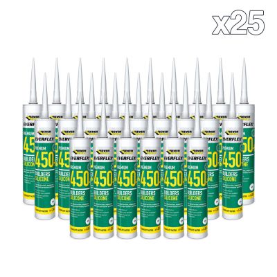 Box of 25 Everflex Premium 450 Builders Silicone