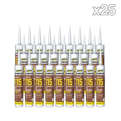 Box of 25 Everbuild Everflex Contract 115 GP Mastic