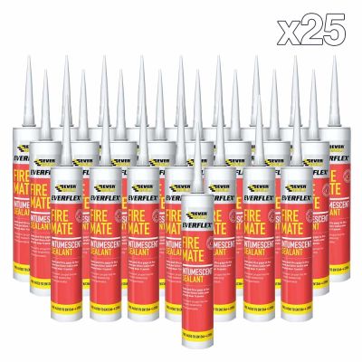 Box of 25 Everbuild Fire Mate Sealant