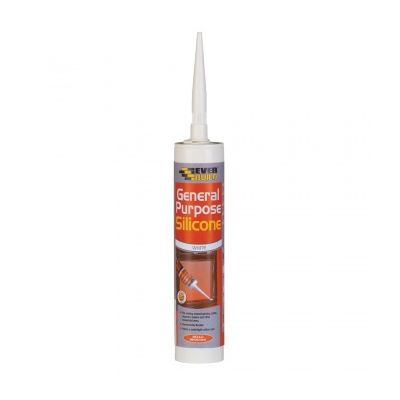 Everbuild General Purpose Silicone - White (280ml)
