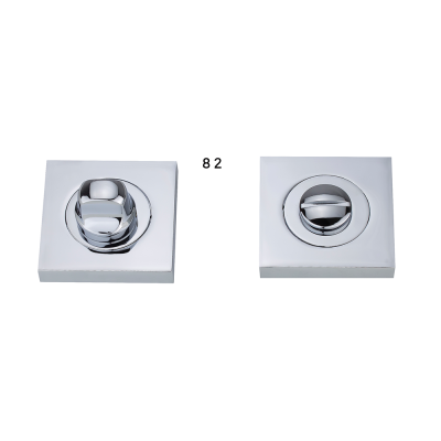 Matching Bathroom Round Thumb Turn - Polished Chrome