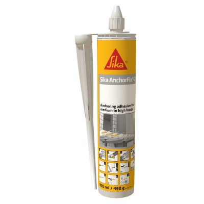 Sika AnchorFix 2+ Anchoring Adhesive - Grey (300ml) | D9304