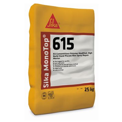 Sika MonoTop 615 High Build Concrete Repair Mortar - Grey (250ml) | D9315