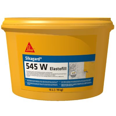 Sikagard 545W Elastofill Protective Coating for Concrete - Light Grey (15L) | D9344