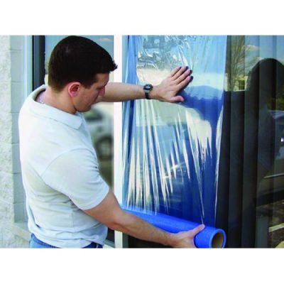 Glass Protection Film - Medium Tack (Transparent Blue) 