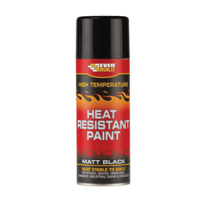 Everbuild Heat Resistant Paint Aerosol