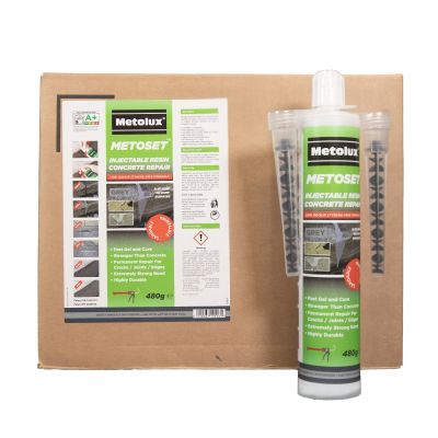 Box of 12 Metolux Metoset Concrete Repair Resin | D6057B