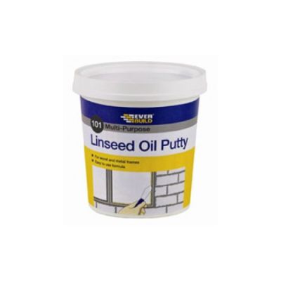 Everbuild Multi-Purpose Linseed Oil Putty - Natural (5kg)