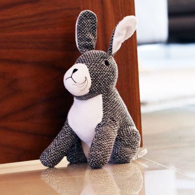 Ronnie the Rabbit Knitted Doorstop