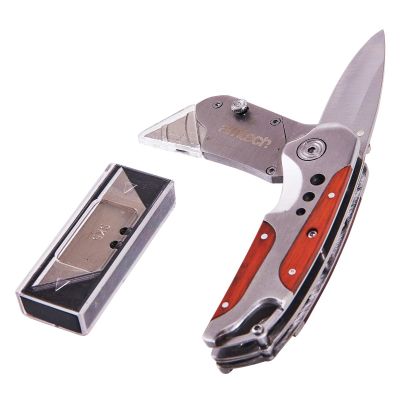 Amtech 2-IN-1 Tradesman Knife with 5 Blades