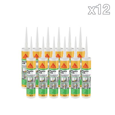 Box of 12 Sika Plastix-22A Premium Grade Silicone Sealant