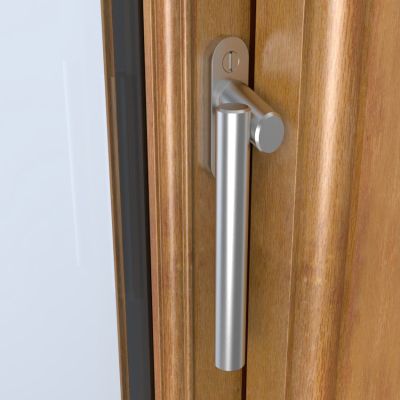 316 Stainless Steel SST87 Cranked Contemporary Window Espagnolette Handle