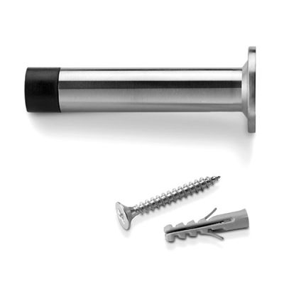 Wall Door Stop with Screws - Stainless Steel | F2117