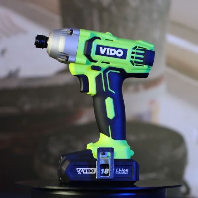 Vido Handheld 18V Brushless Cordless Impact Driver with Battery