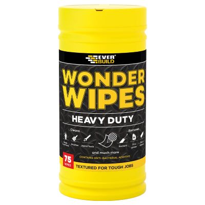 Everbuild Multi Use Heavy Duty Wonder Wipes (75 Pack)